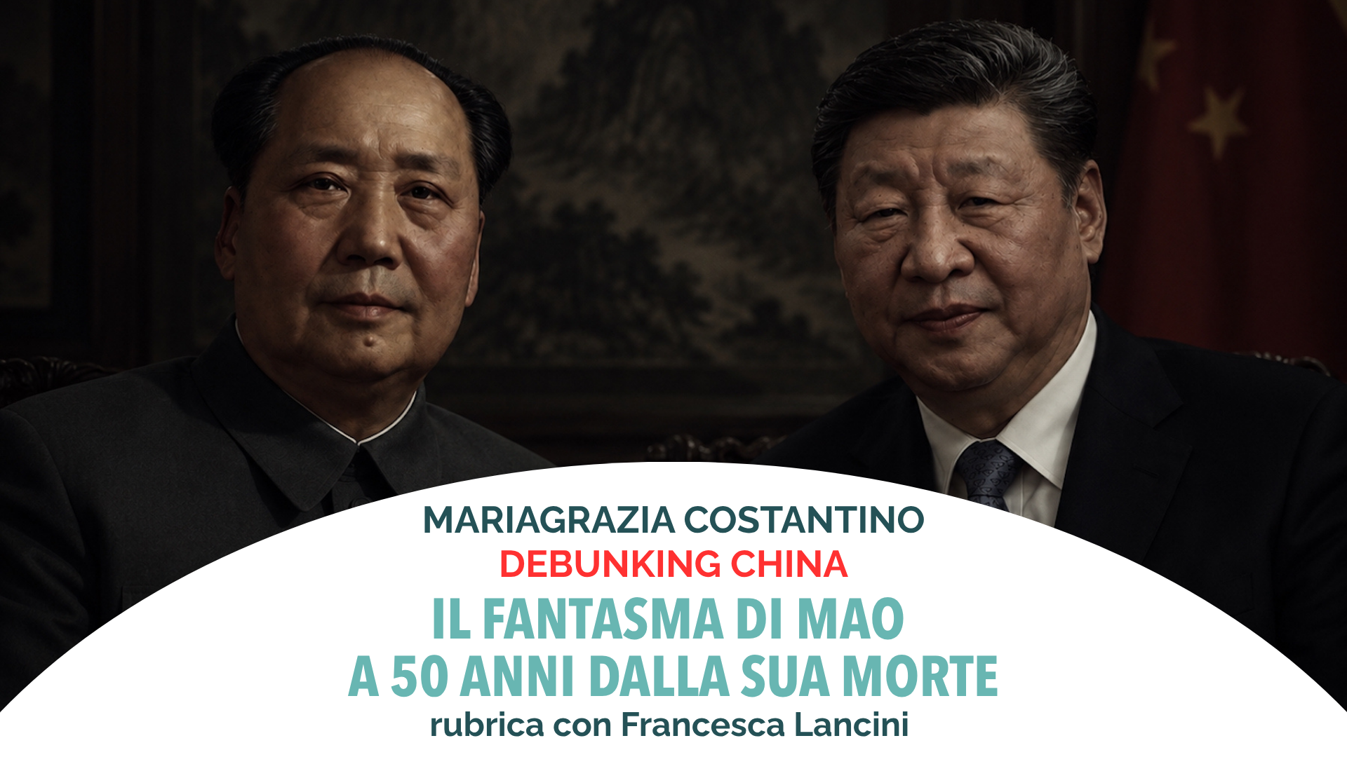 Mao Zedong e Xi Jinping. Fonte: elaborazione IA